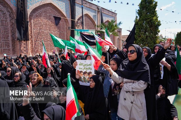 اجتماع بزرگ اربعین رهبر شهید انقلاب در اردبیل