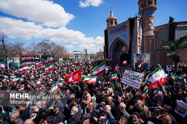 اجتماع بزرگ اربعین رهبر شهید انقلاب در اردبیل