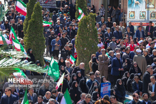 اجتماع بزرگ اربعین رهبر شهید انقلاب در اردبیل