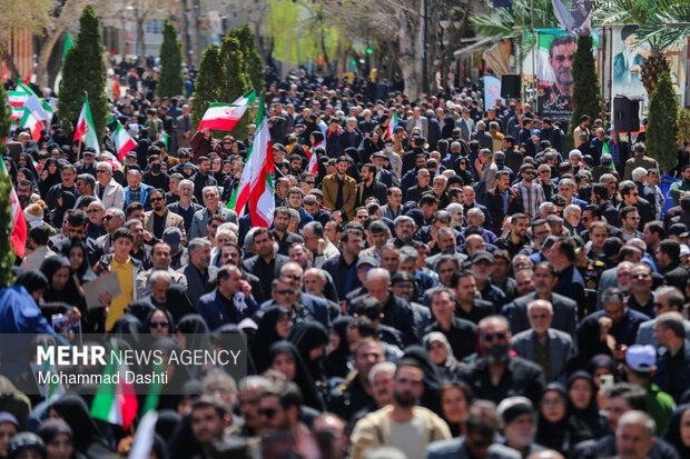 اجتماع بزرگ اربعین رهبر شهید انقلاب در اردبیل