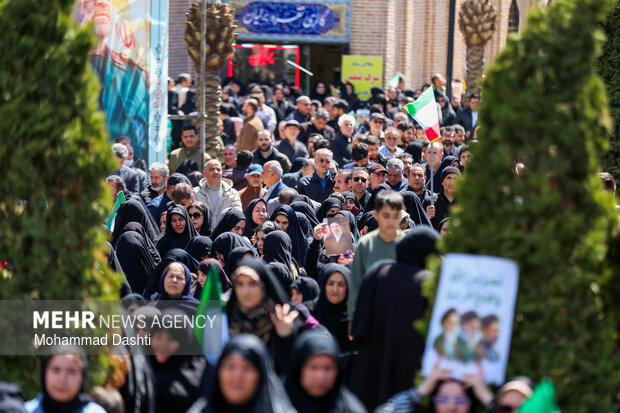 اجتماع بزرگ اربعین رهبر شهید انقلاب در اردبیل