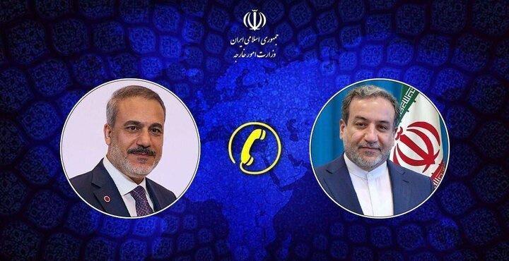 "عراقجي" و "فيدان" يتباحثان هاتفياً