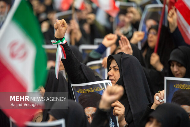 مراسم چهلم امام شهید در همدان