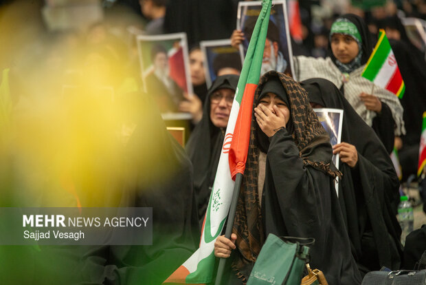 مراسم چهلم امام شهید در همدان