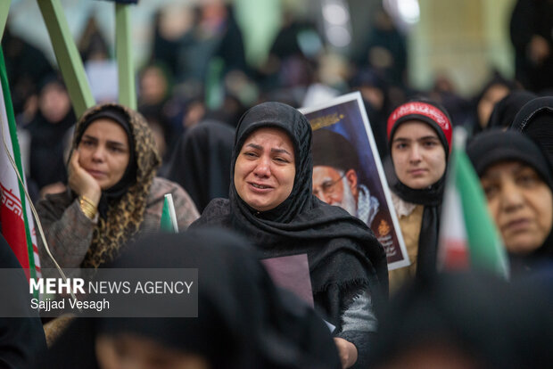 مراسم چهلم امام شهید در همدان