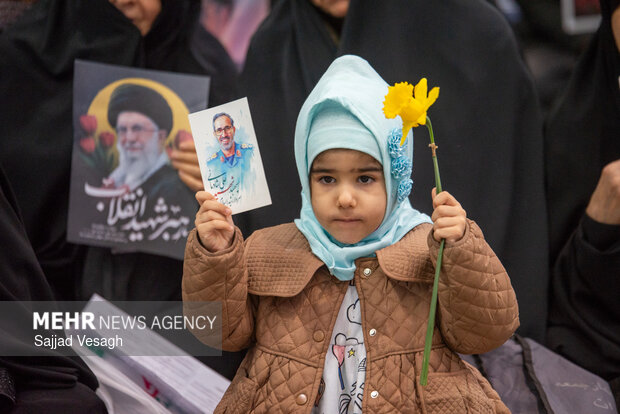 مراسم چهلم امام شهید در همدان