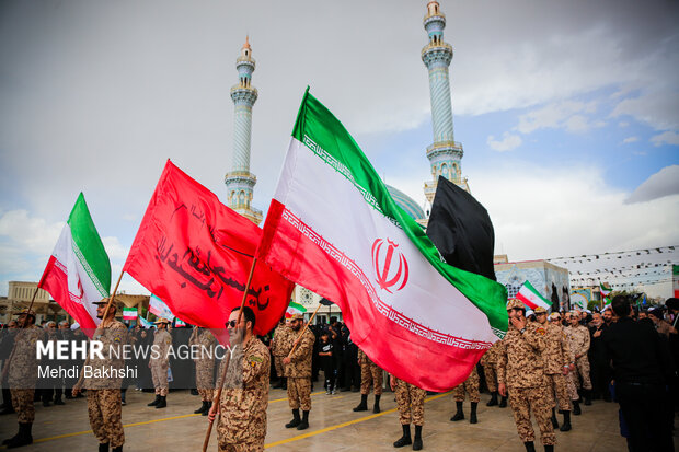 تشییع ۱۲ شهید حمله آمریکایی_صهیونیستی در قم