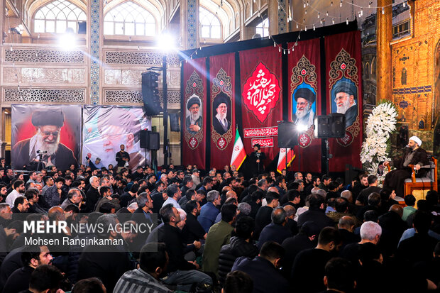 مراسم چهلمین روز شـــهادت رهبر انقلاب