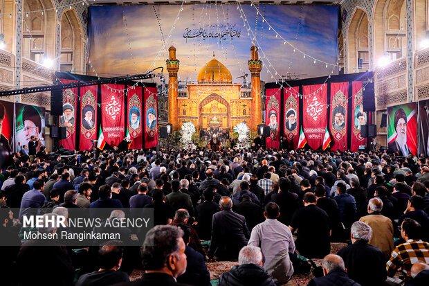مراسم چهلمین روز شـــهادت رهبر انقلاب