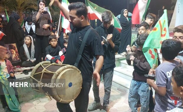 آئین سنج و دمام در سوگ رهبر شهید