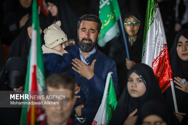 اجتماع مردمی در چهلمین شب شهادت امامِ قائدِ شهید