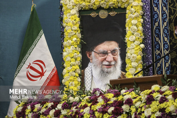 چهلم رهبر شهید در حرم حضرت معصومه(س)