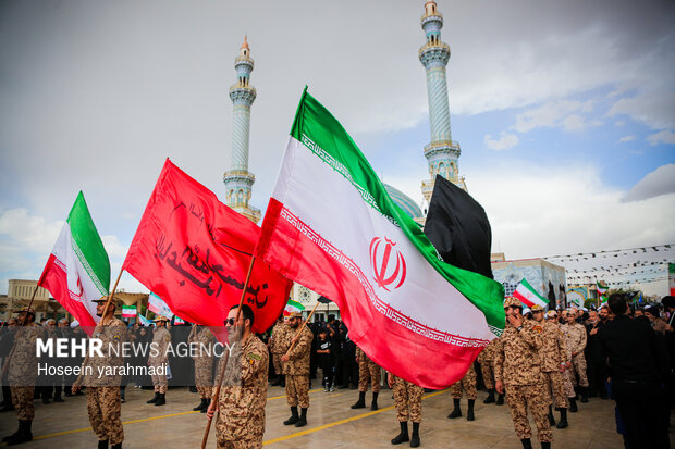 تشییع ۱۲ شهید حمله آمریکایی_صهیونیستی در قم