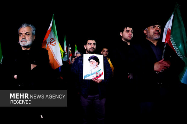 مراسم وداع با پیکر مطهر سردار رشید اسلام شهید سید یزدان میر