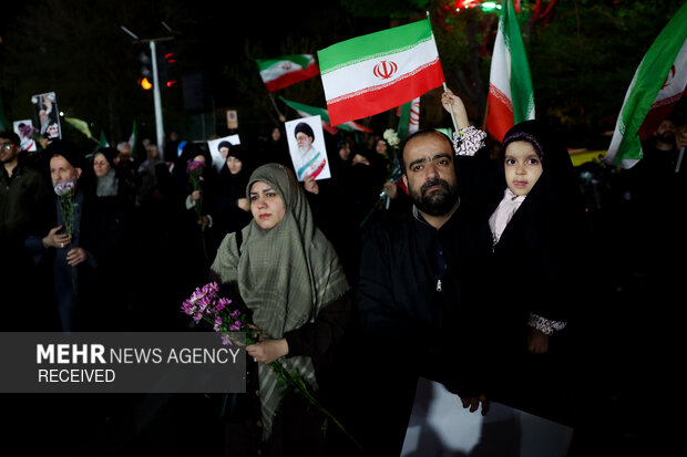 مراسم وداع سردار رشید اسلام شهید سید یزدان میر