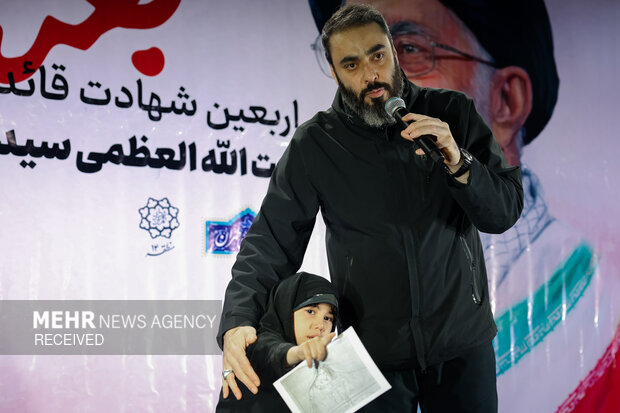 مراسم وداع با پیکر مطهر سردار رشید اسلام شهید سید یزدان میر