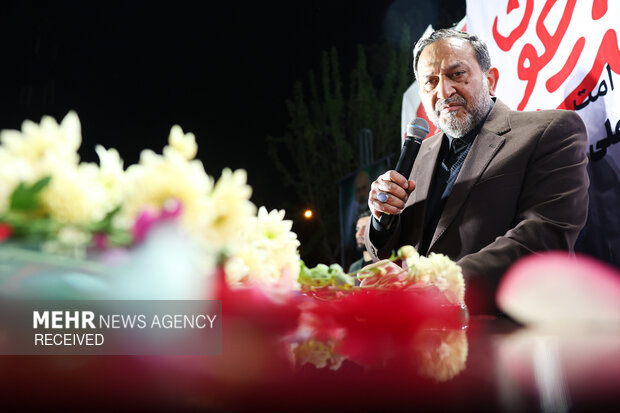 مراسم وداع با پیکر مطهر سردار رشید اسلام شهید سید یزدان میر