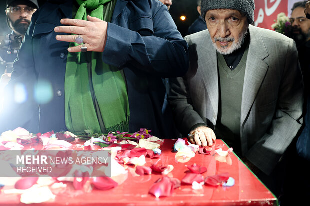 مراسم وداع با پیکر مطهر سردار رشید اسلام شهید سید یزدان میر