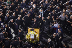 مراسم چهلمین روز شهادت رهبر انقلاب در بوشهر