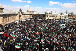 مراسم عزاداری چهلمین روز شهادت رهبر انقلاب در همدان