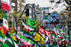 تهران در سوگ چهلمین روز شهادت رهبر شهید انقلاب اسلامی ـ ۲