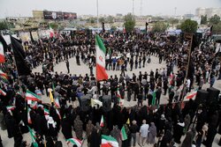 مراسم اربعین رهبر شهید انقلاب و شهدای مدرسه شجره طیبه در بندرعباس