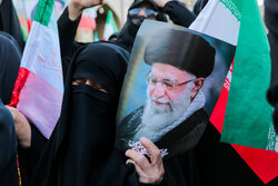 Arbaeen ceremony for Leader at Hazrat Masoumeh (SA) shrine