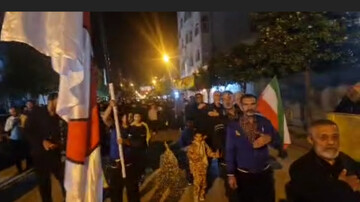 مراسم دسته روی اربعین رهبر شهید در گلوگاه