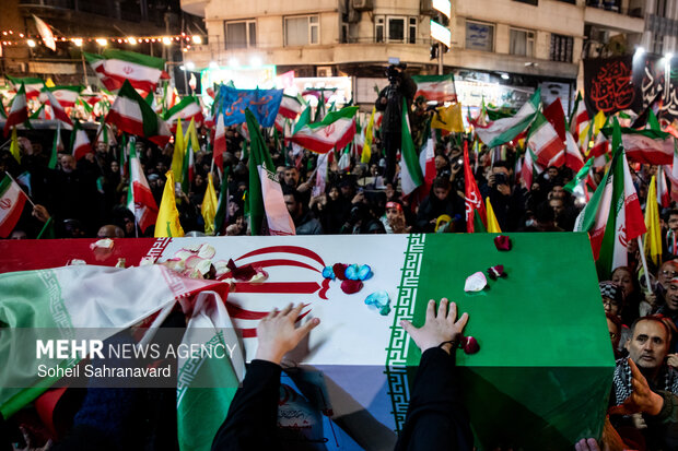 مراسم وداع با پیکر مطهر سردار رشید اسلام سرلشکر شهید مجید خادمی