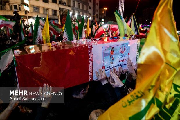 مراسم وداع با پیکر مطهر سردار رشید اسلام سرلشکر شهید مجید خادمی
