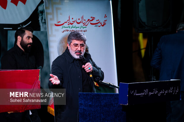 مراسم وداع با پیکر مطهر سردار رشید اسلام سرلشکر شهید مجید خادمی