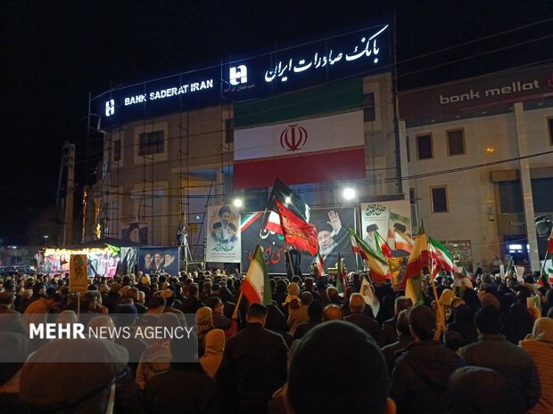 تجمع شعبي في خلخال عزاءً للإمام الشهيد، وتجديداً للبيعة مع قيادة الثورة