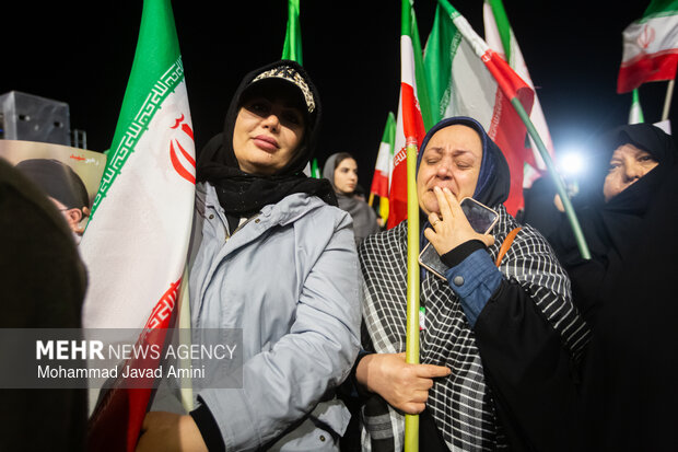 شب اربعین رهبر شهید در قزوین