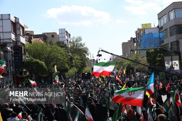 تهران در سوگ چهلمین روز شهادت رهبر شهید انقلاب اسلامی