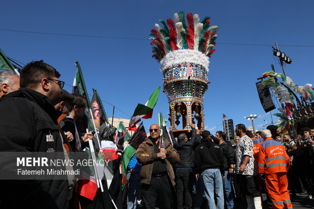 تهران در سوگ چهلمین روز شهادت رهبر شهید انقلاب اسلامی