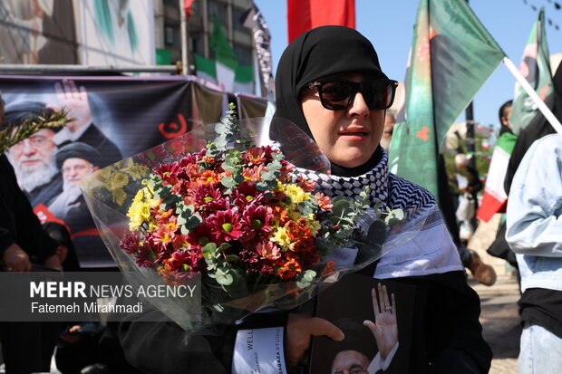 تهران در سوگ چهلمین روز شهادت رهبر شهید انقلاب اسلامی