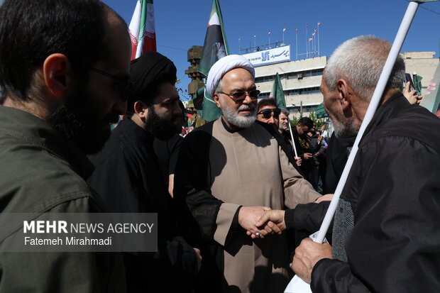 تهران در سوگ چهلمین روز شهادت رهبر شهید انقلاب اسلامی