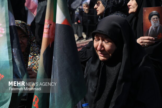 تهران در سوگ چهلمین روز شهادت رهبر شهید انقلاب اسلامی