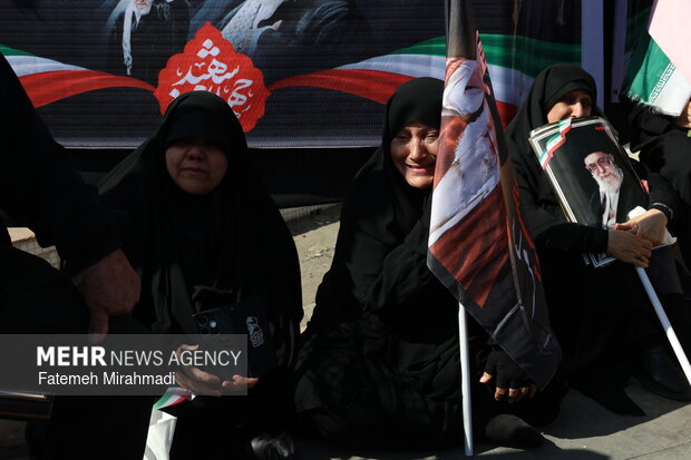 تهران در سوگ چهلمین روز شهادت رهبر شهید انقلاب اسلامی