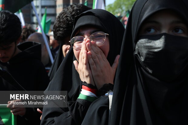 تهران در سوگ چهلمین روز شهادت رهبر شهید انقلاب اسلامی