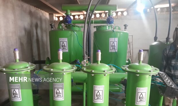 پروژه آبیاری تحت فشار روستای اروانه و لاسجرد به بهره‌برداری رسید