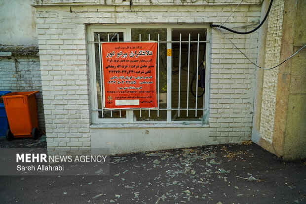 حمله دشمن به دبیرستان آل محمد شیراز