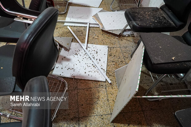 حمله دشمن به دبیرستان آل محمد شیراز