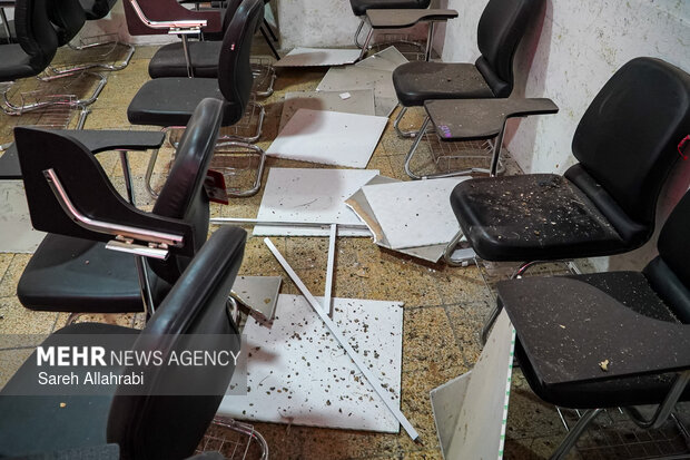 حمله دشمن به دبیرستان آل محمد شیراز
