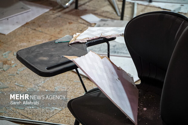 حمله دشمن به دبیرستان آل محمد شیراز