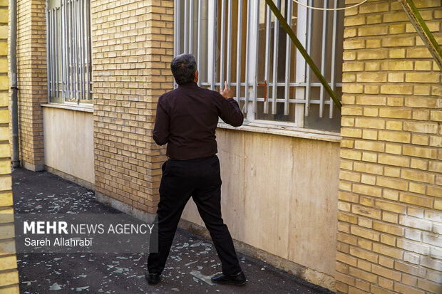 حمله دشمن به دبیرستان آل محمد شیراز