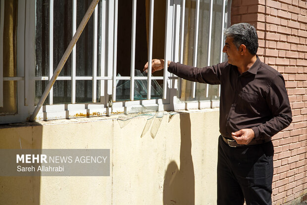 حمله دشمن به دبیرستان آل محمد شیراز