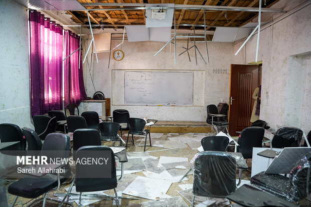 حمله دشمن به دبیرستان آل محمد شیراز