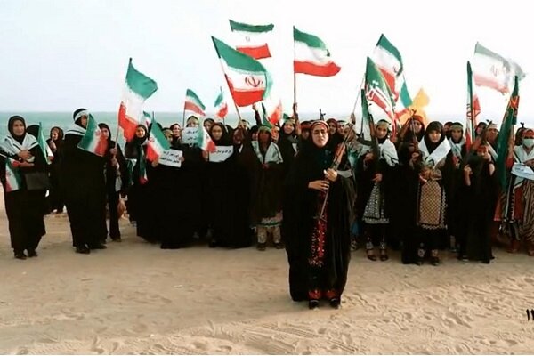 شیر زنان بلوچ «چابهار» برای ایران ایستاده‌اند
