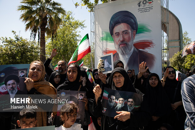 گرگان میں سوگ کی فضا؛ شہید رہبر کے اربعین پر عوام کا عظیم جلوس عزا